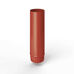 Труба водосточная оцинкованная порошок ф120х1250мм RAL 3016