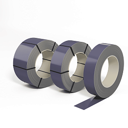 Лента оцинкованная (Штрипс) 0,9 мм (RAL 4012) с полимерным покрытием (полиэстер)