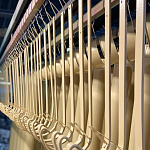 Крепление желоба водосточного короткое c порошковым покрытием ф150x350мм RAL 1014