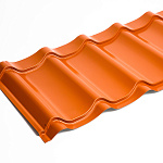 Металлочерепица Монтеррей классик оцинкованная с полимерным покрытием 0.5x1180мм  RAL 2004