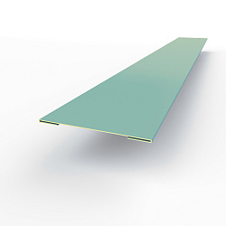 Планка стыковочная RAL 6034 оцинкованная c порошковым покрытием 0,45мм