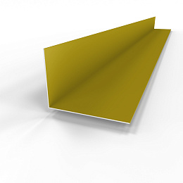 Планка угла внутренняя RAL 1027 оцинкованный c порошковым покрытием 0,45мм