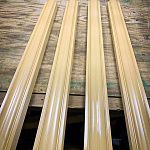 Штакетник полукруглый металлический оцинкованный с полимерным покрытием 0,4х100мм полукруглый фигурный RAL 7004