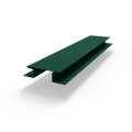 Н-образная планка (RAL 6005) оцинкованный с порошковым покрытием 0,45 мм