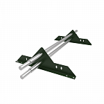 Снегозадержатель трубчатый 3000мм универсальный 25-1,0-1,5-4 холоднокатанная сталь с порошковым покрытием RAL 6002