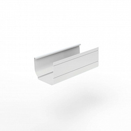 Желоб прямоугольный водосточный полиэстер Grand Line Vortex 3000мм RAL 9003