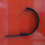 Крепление желоба водосточного короткое c порошковым покрытием ф120x350мм RAL 7005