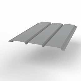 Софит металлический без перфорации оцинкованный с полимерным покрытием 0,45x357мм  RAL 7004