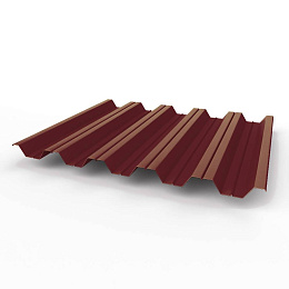 Профнастил НС35 0,65 RAL 3005 оцинкованный, с полимерным покрытием (полиэстер)