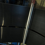 Лист оцинкованный 0,4х1250мм (RAL 9005) с полимерным покрытием (полиэстер)