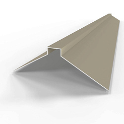 Конек фигурный 0,45 мм RAL 1035 оцинкованный, с порошковым покрытием