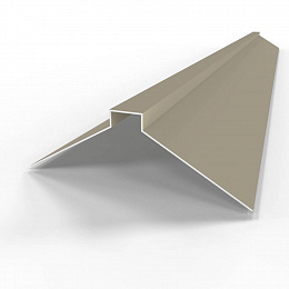 Конек фигурный 0,45 мм RAL 1035 оцинкованный, с порошковым покрытием