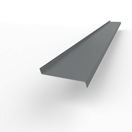 Отлив 0,55 мм RAL 9023 оконный оцинкованный c порошковым покрытием