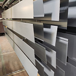 Планка стыковочная составная нижняя 0,45мм RAL 7004 для фальцевой кровли оцинкованная порошок