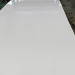 Лист оцинкованный 0,3х1250мм (RAL 9003) с полимерным покрытием (Полиэстер)