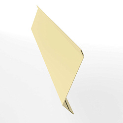 Ламель Z горизонтальная оцинкованная c порошковым покрытием 0,45мм RAL 1014