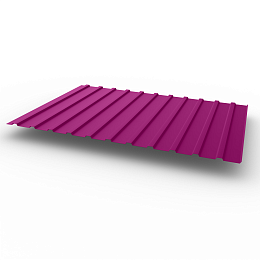 Профнастил С10 - 0,5х1180мм (RAL 4006) оцинкованный, с полимерным покрытием (Полиэстер)