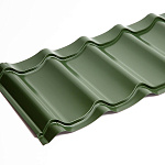 Металлочерепица Монтеррей классик оцинкованная с полимерным покрытием 0.45x1180мм  RAL 7024