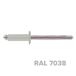 Заклепка 3.2x10 (RAL 7038) A2/A2 вытяжная