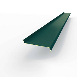 Отлив 0,4 мм RAL 6004 оконный оцинкованный c порошковым покрытием