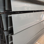 Планка угла внутренняя RAL 7040 оцинкованная c порошковым покрытием 0,45мм