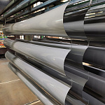 Желоб водосточный оцинкованный порошок ф220х2000мм RAL 7004