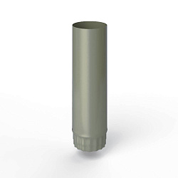 Труба водосточная оцинкованная порошок ф90х1250мм RAL 7033