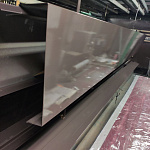 Парапет плоский RAL 8019 полиэстер 0,7 мм