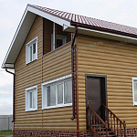 Сайдинг МЕТАЛЛ ПРОФИЛЬ Woodstock-Т-28х330 (ECOSTEEL_MA-01-Сосна-0.5)