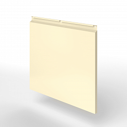 Фасадная металлокассета закрытого типа оцинкованная с порошковым покрытием 0,7x545х550мм RAL 1015 Светлая слоновая кость