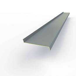 Отлив 0,7 мм RAL 6038 оконный оцинкованный c порошковым покрытием