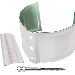 Крепление трубы под кирпич Grand Line Optima ф90мм RAL 9003