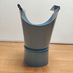 Воронка желоба оцинкованная накладная порошок ф220мм RAL 5024