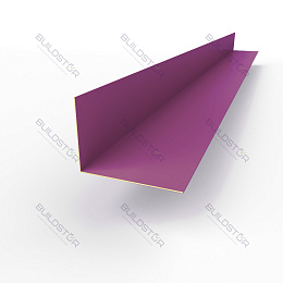 Планка угла внутренняя RAL 4008 оцинкованная c порошковым покрытием 0,45мм