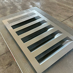 Вентиляционная решетка 100x100 наружная оцинкованная 0.45мм