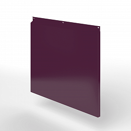 Фасадная металлокассета закрытого типа оцинкованная с порошковым покрытием 0,7x920х420мм RAL 4007 Пурпурно-фиолетовый