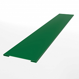 Планка стыковочная для металлосайдинга экобрус оцинкованная с порошковым покрытием 0,45мм ширина менее 625 мм RAL 6029