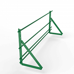 Ограждение кровельное функция снегозадержатель 3000мм универсальный 1200-25-1-2-3 холоднокатанная сталь с порошковым покрытием RAL 6029