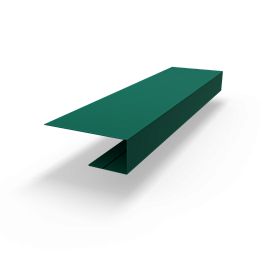 j планка RAL 6036 оцинкованная c порошковым покрытием 0,45мм