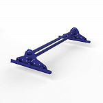 Снегозадержатель трубчатый 3000мм фальц 40x20-1,0-1,5-4 холоднокатанная сталь с порошковым покрытием RAL 5002