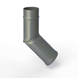 Колено водосточное оцинкованное порошок ф220мм RAL 7005