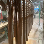 Труба водосточная оцинкованная порошок ф106х1250мм RAL 8016