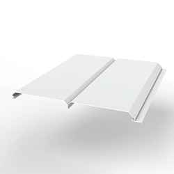 Металлосайдинг Экобрус оцинкованный с полимерным покрытием 0,45x345мм  RAL 9003