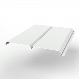 Металлосайдинг Экобрус оцинкованный с полимерным покрытием 0,45x345мм  RAL 9003