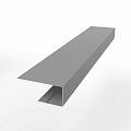 J-Профиль 18 мм RAL 7004 оцинкованный с порошковым покрытием 0,7 мм