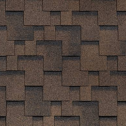 Гибкая черепица Шинглас Финская Аккорд коричневый