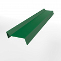 Планка примыкания для мягкой кровли 0,45 мм (RAL 6029) оцинкованная, с порошковым покрытием