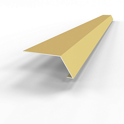 Карнизная планка RAL 1002 оцинкованный c порошковым покрытием 0,45мм