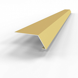 Карнизная планка RAL 1002 оцинкованный c порошковым покрытием 0,45мм