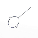 Крепление водосточный трубы сварное оцинкованное порошок ф90х10х250мм RAL 7045